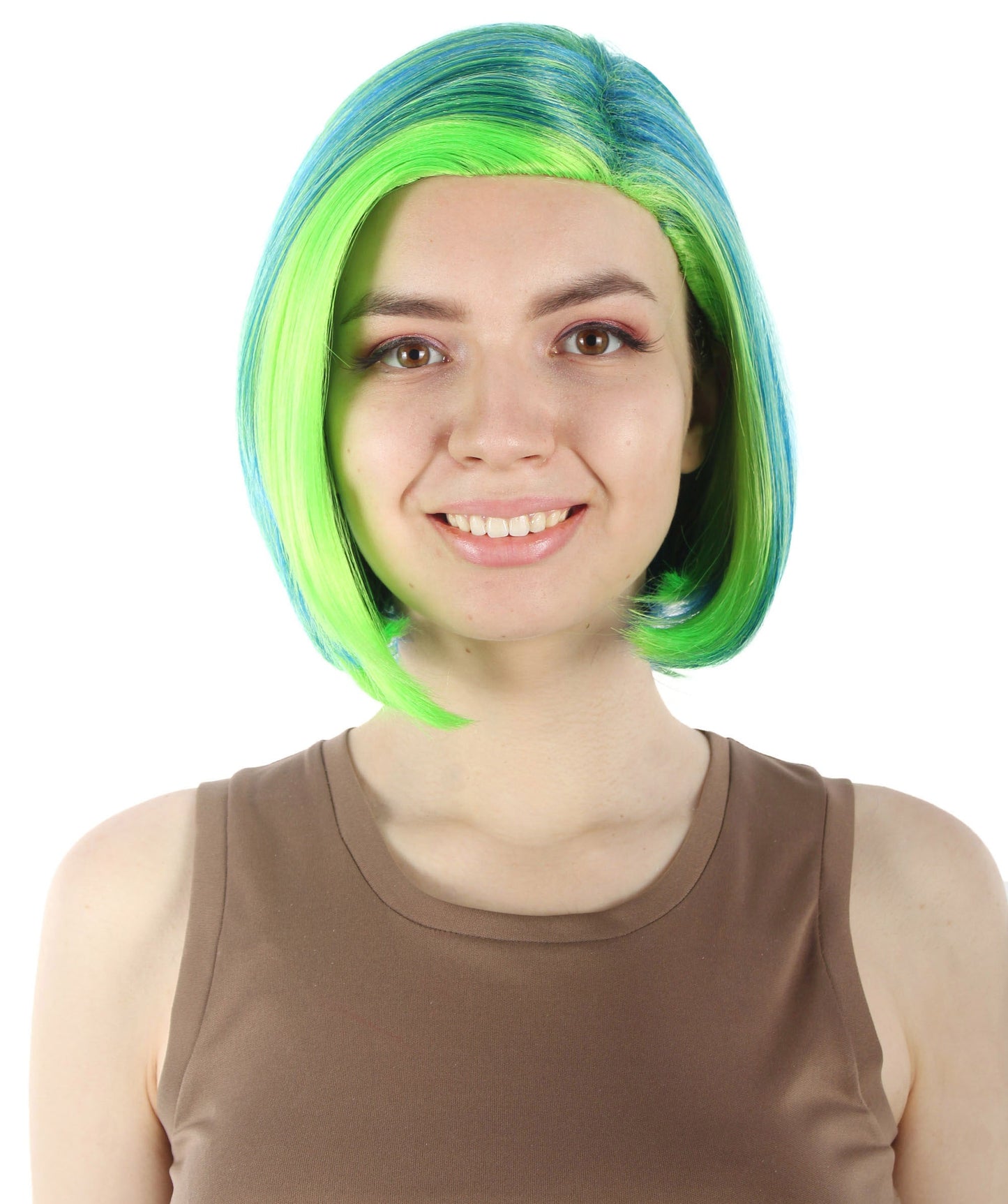 Green Ombre SciFi Doctor Wig