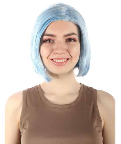Ice Blue Blend SciFi Doctor Wig