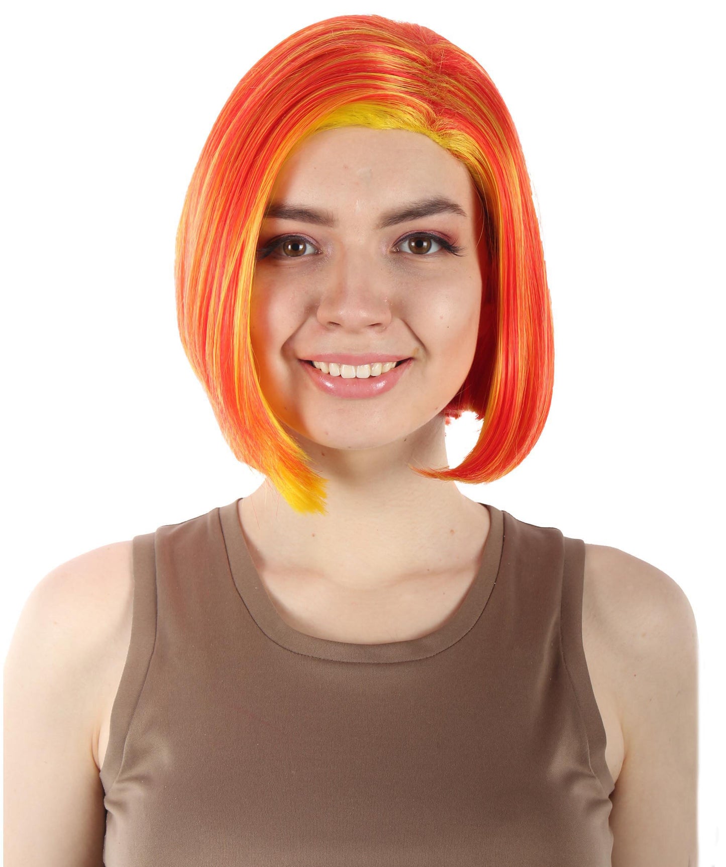 Orange Ombre SciFi Doctor Wig