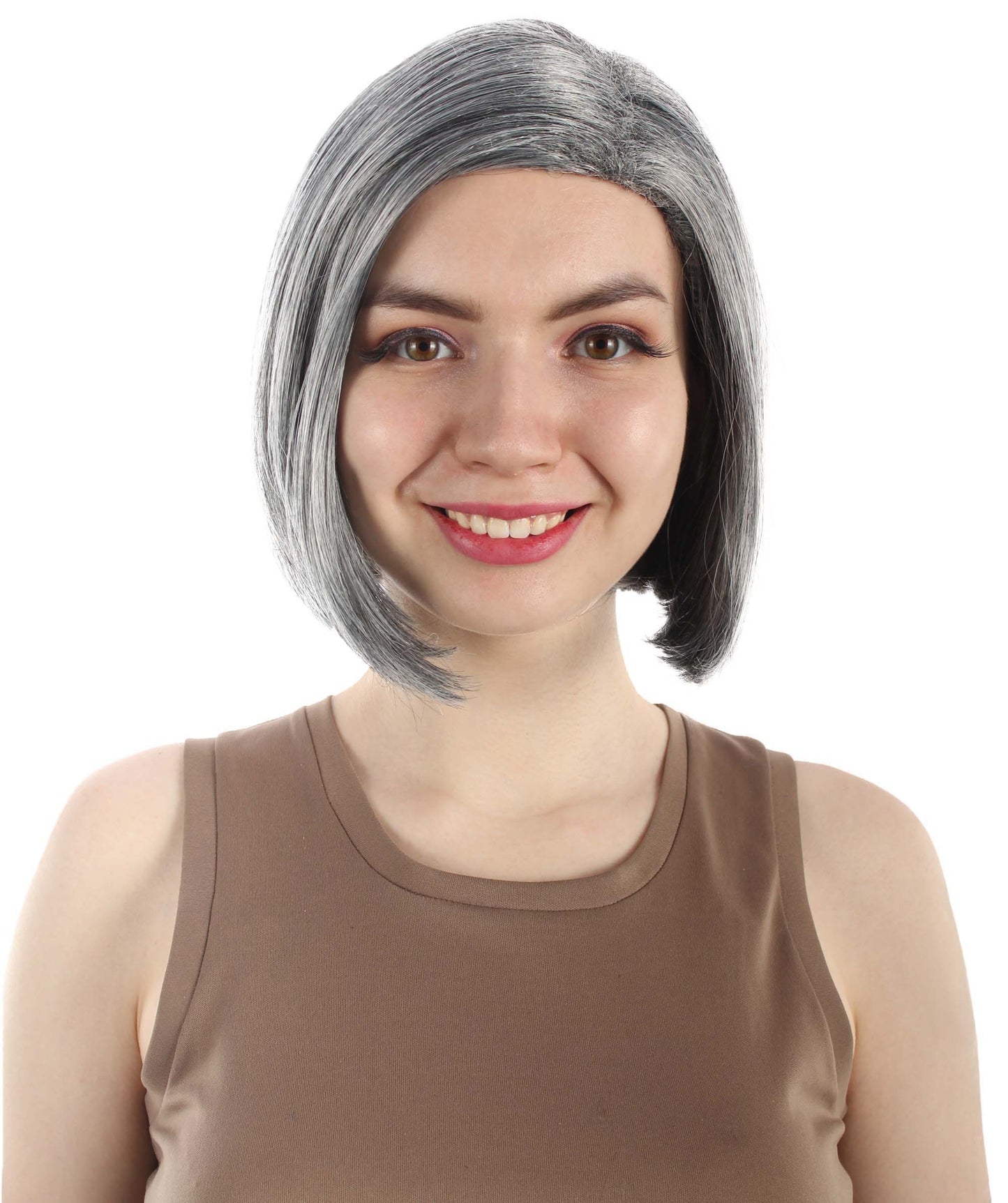 Grey SciFi Doctor Wig