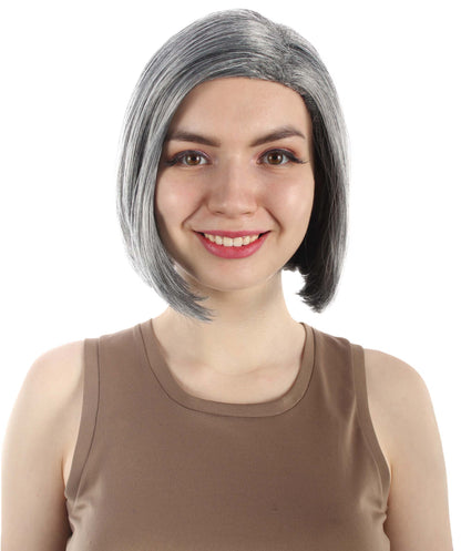 Grey SciFi Doctor Wig