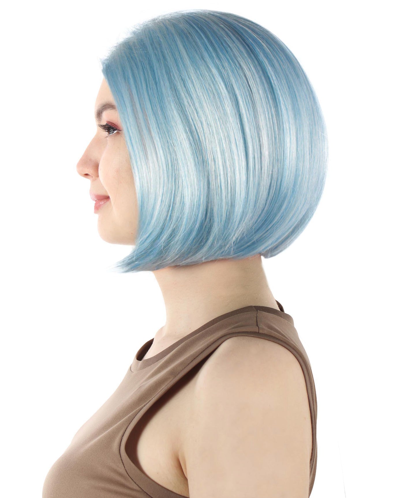 Ice Blue Blend SciFi Doctor Wig