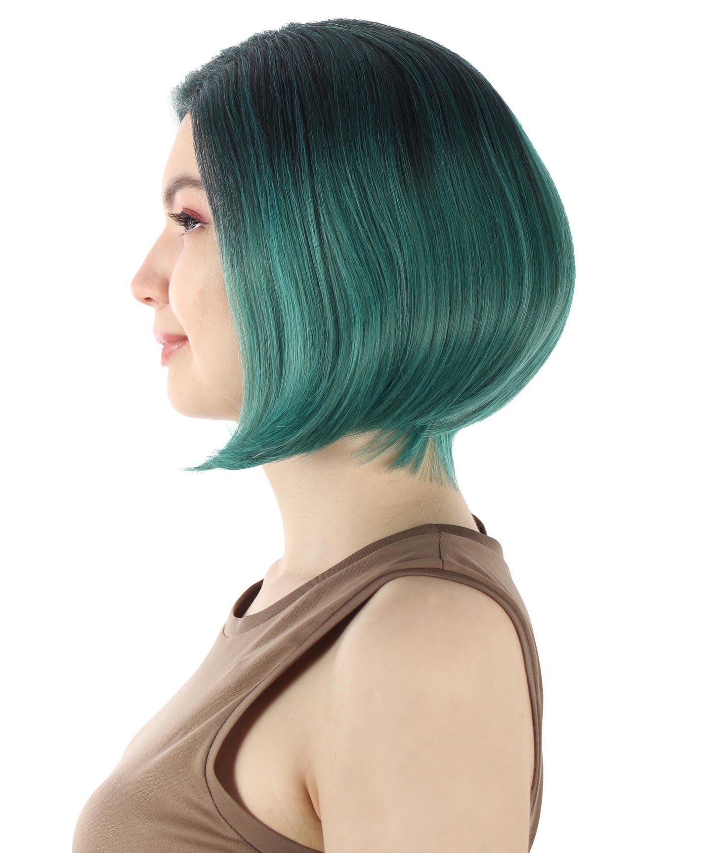 Ash Green SciFi Doctor Wig