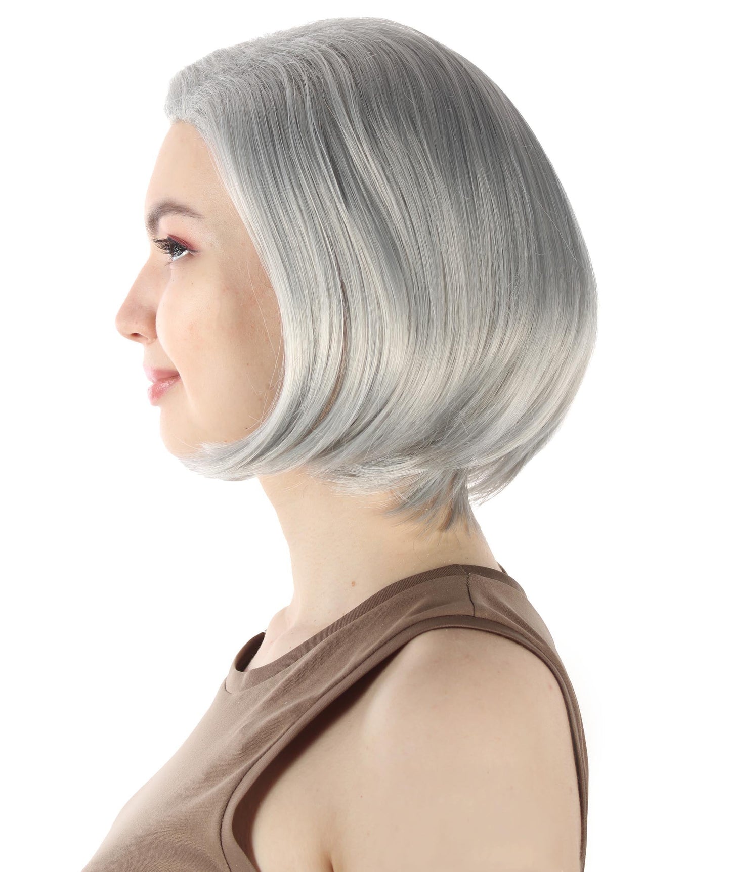 Dark Grey SciFi Doctor Wig