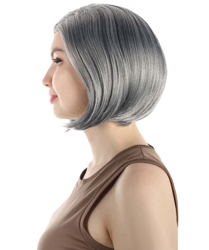 Grey SciFi Doctor Wig