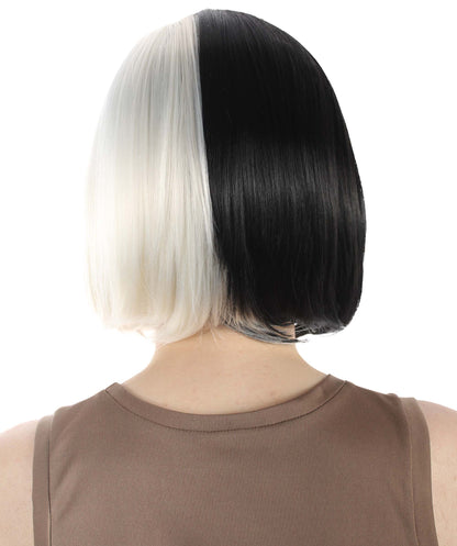 White/Black SciFi Doctor Wig