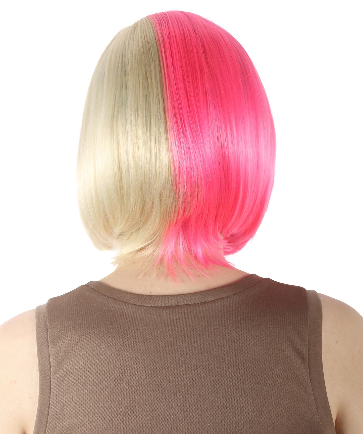 Blonde/Pink SciFi Doctor Wig