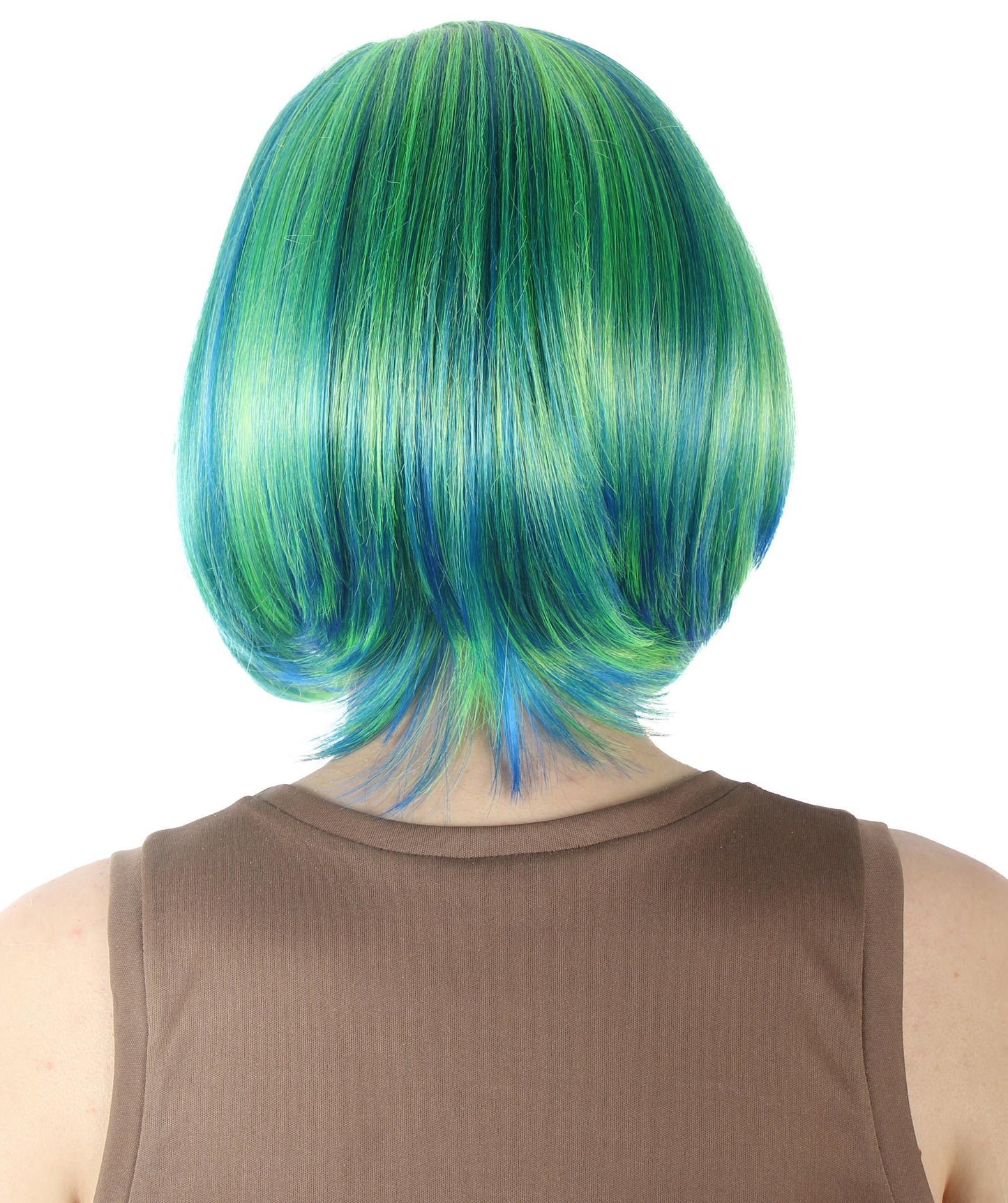Green Ombre SciFi Doctor Wig