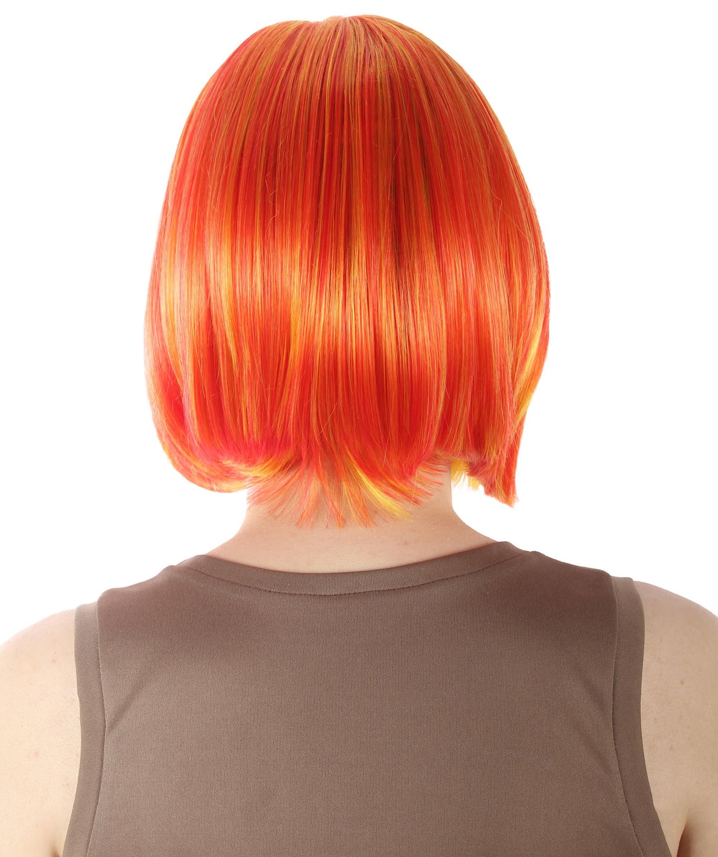 Orange Ombre SciFi Doctor Wig