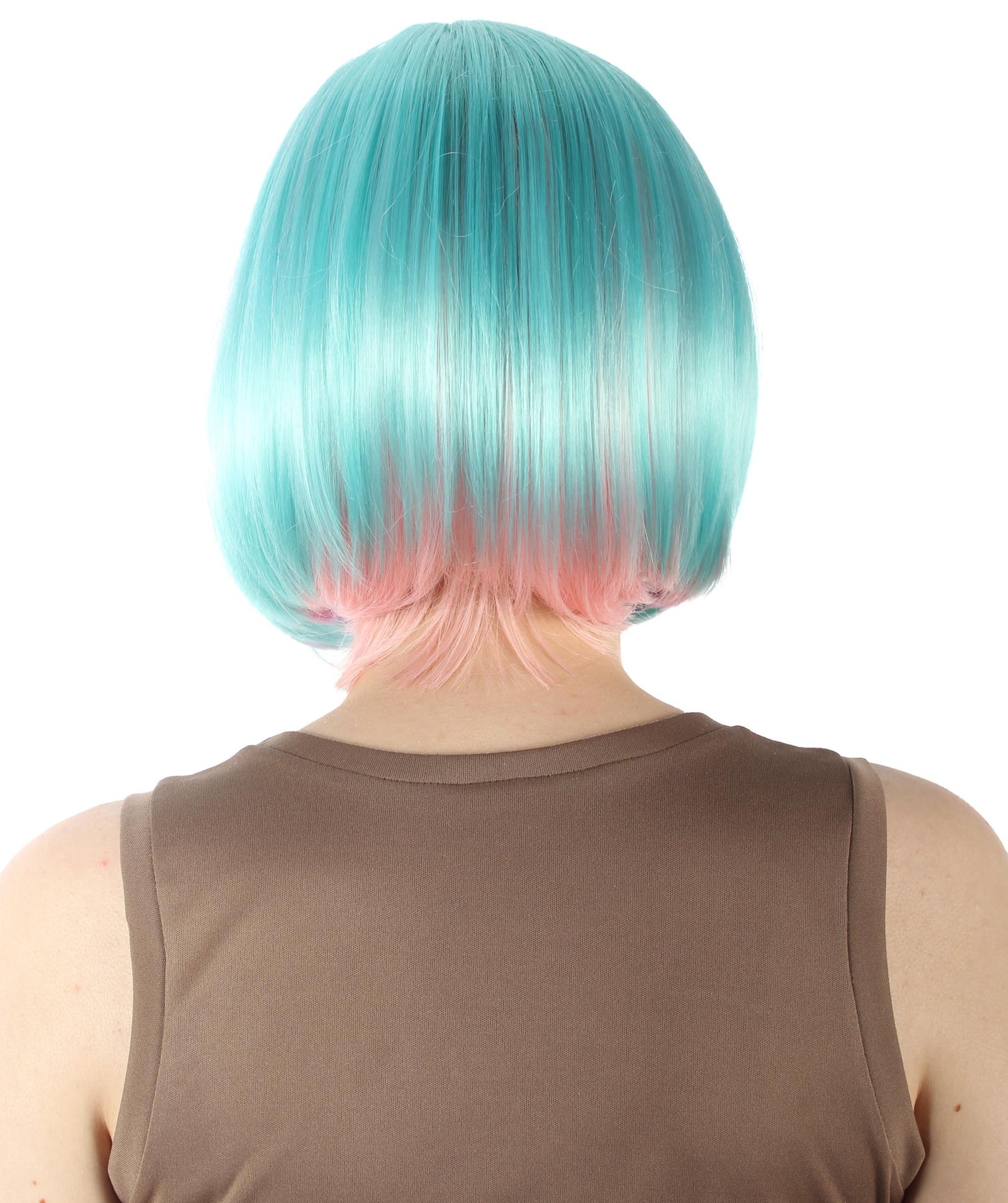 Mixed Pink SciFi Doctor Wig