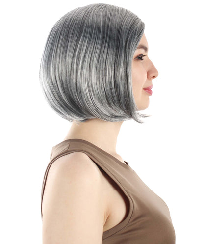 Grey SciFi Doctor Wig