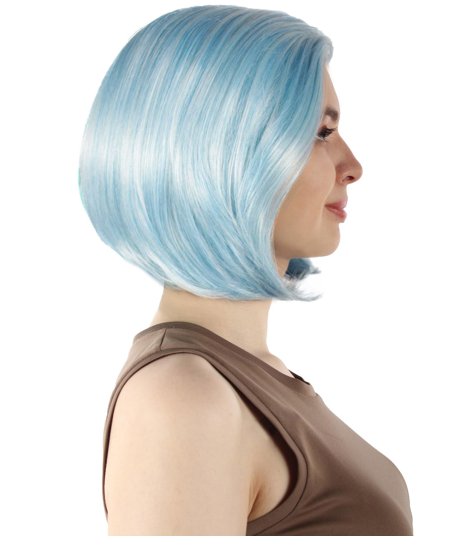 Ice Blue Blend SciFi Doctor Wig