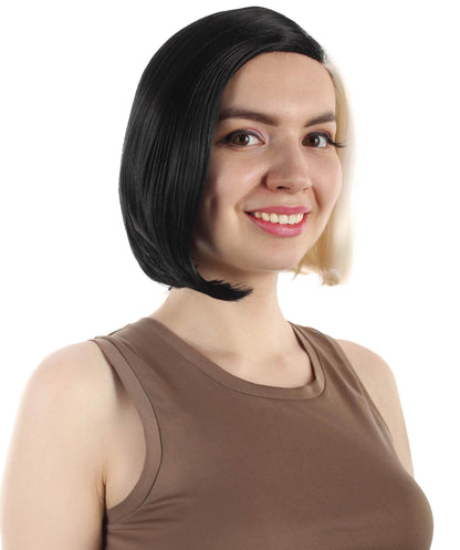 White/Black SciFi Doctor Wig