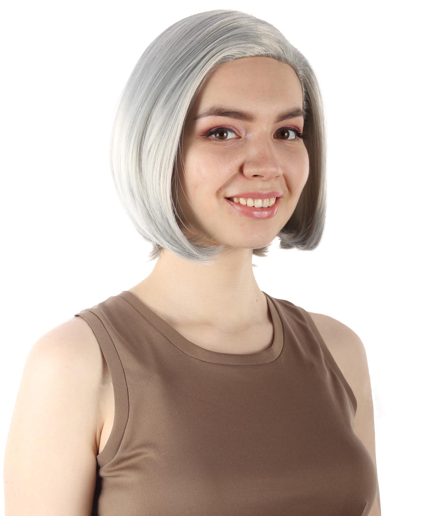 Dark Grey SciFi Doctor Wig
