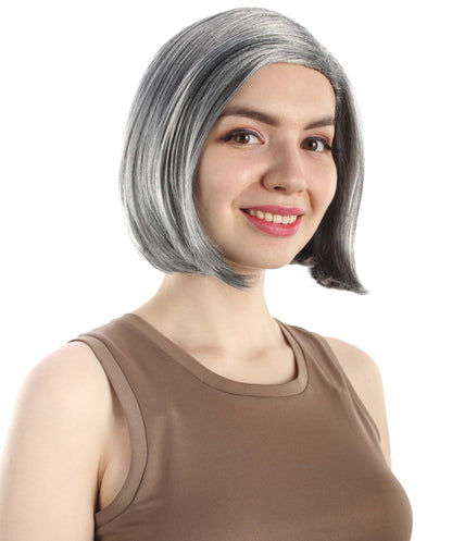 Grey SciFi Doctor Wig
