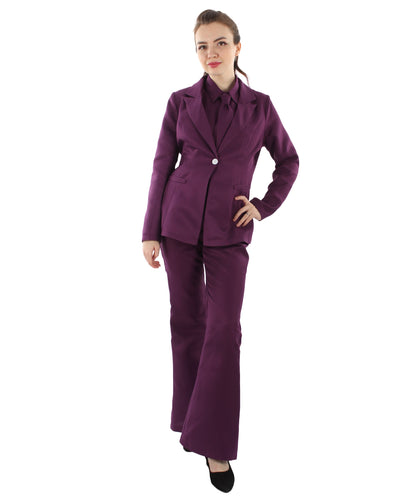 Lt. Purple Deluxe Singer Party Suit Costume