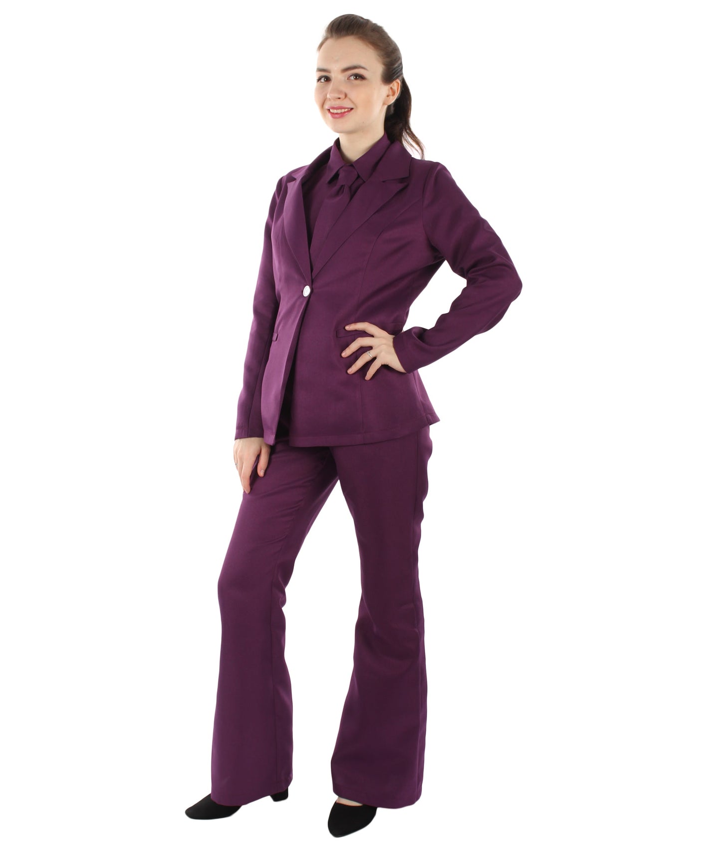 Lt. Purple Deluxe Singer Party Suit Costume