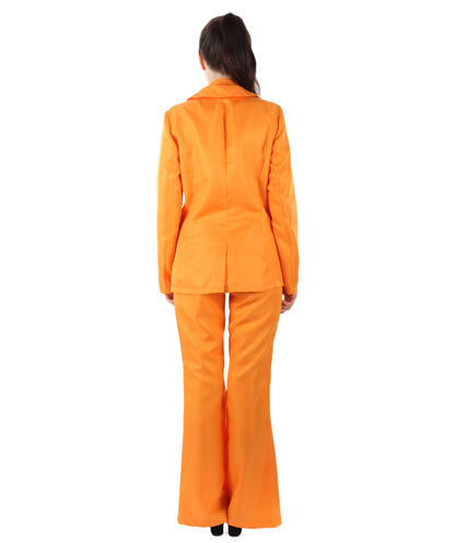 Deluxe Orange Party Suit Costume