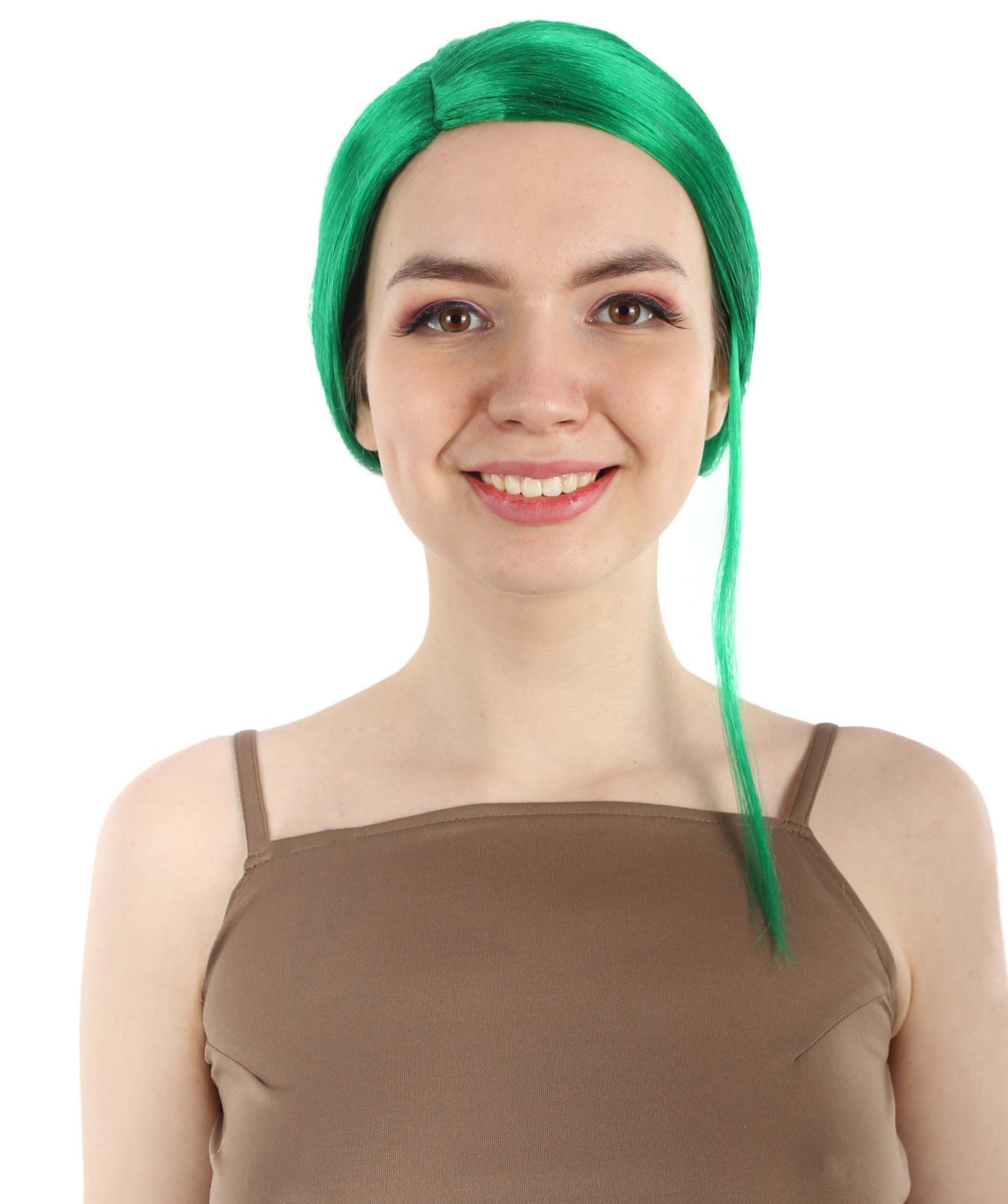 Green Premium Celebrity Wig