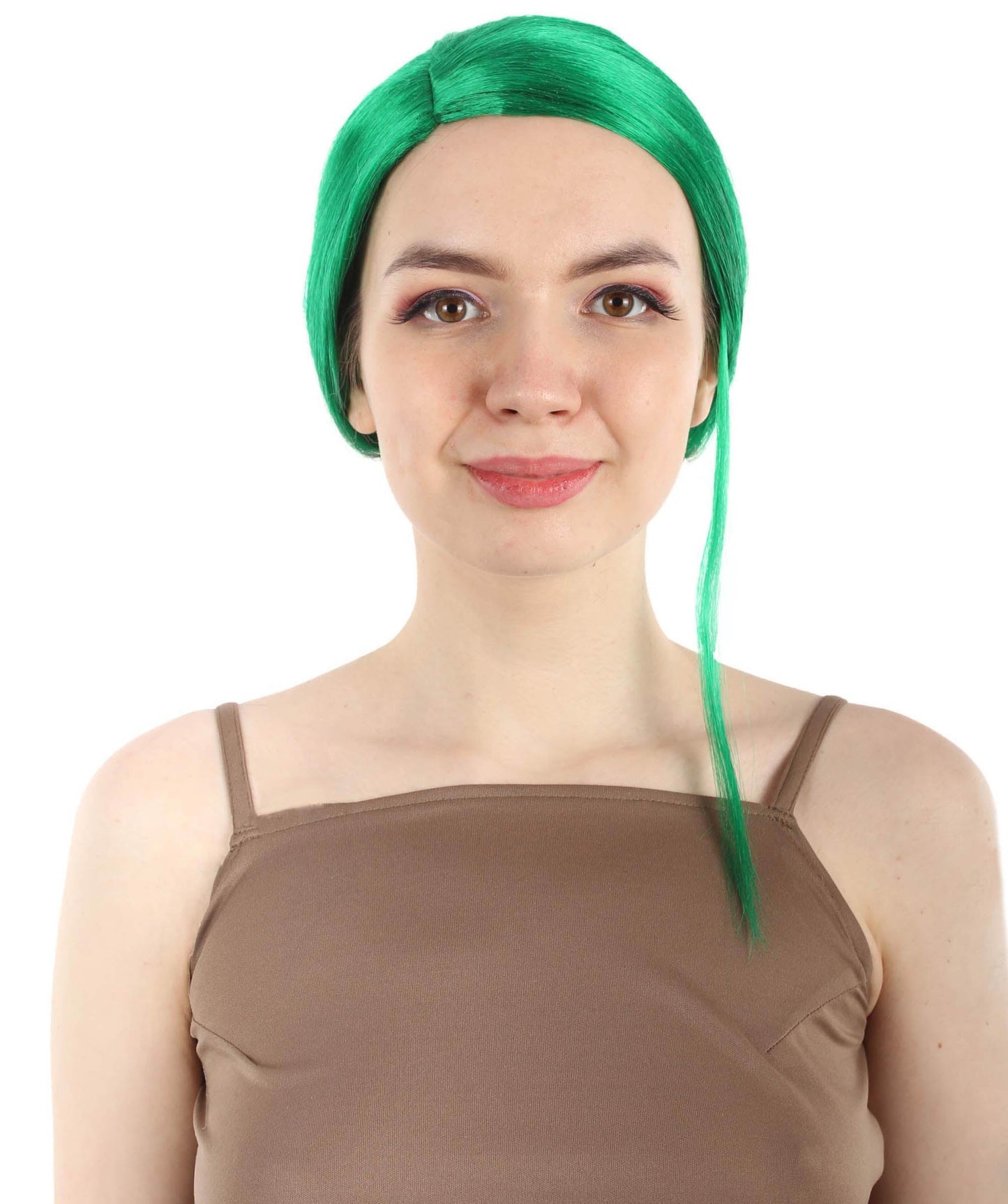 Green Premium Celebrity Wig