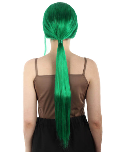 Green Premium Celebrity Wig