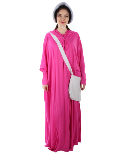 Women's Handmaid Full Set Costume |  Fuchsia Fancy Costume