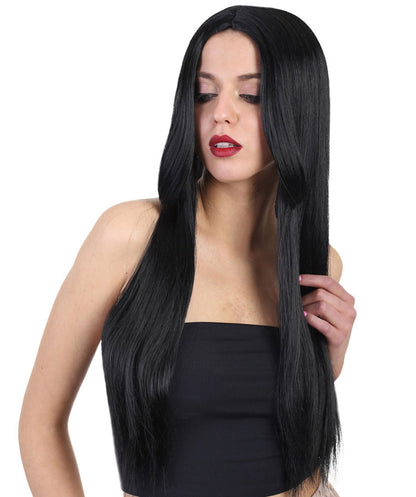 Black Long Straight Wig