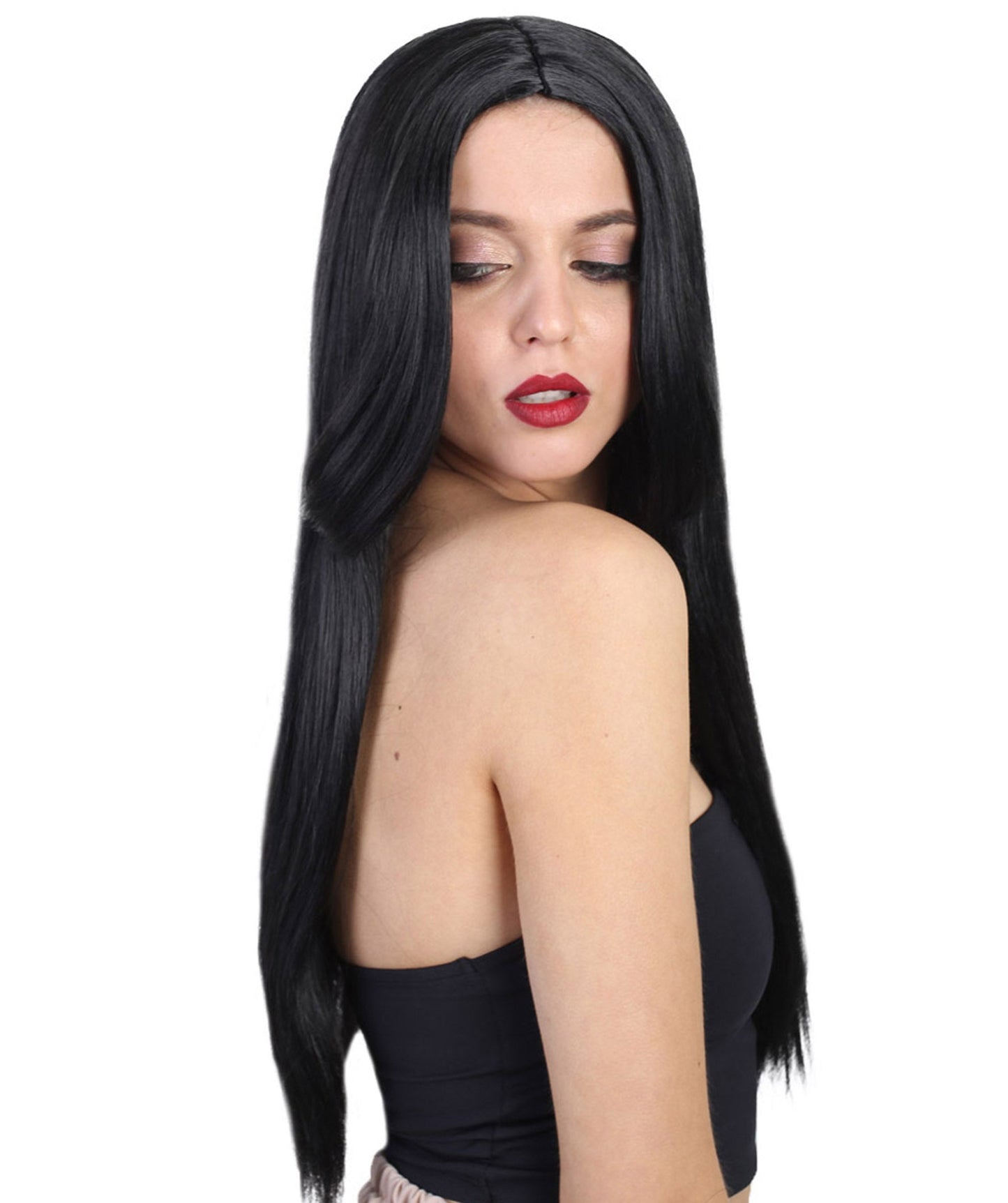 Black Long Straight Wig