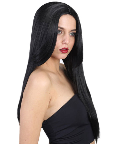 Black Long Straight Wig