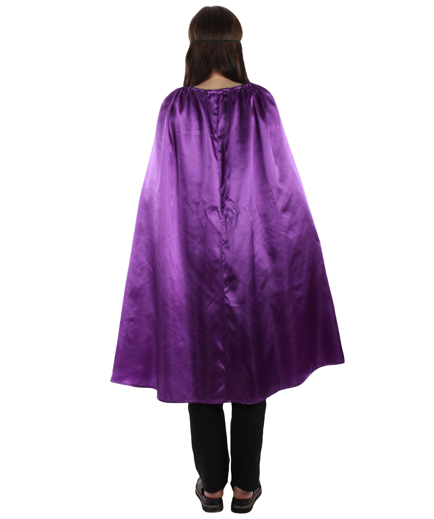 Lilac Superhero Cape with Mask Set Costume