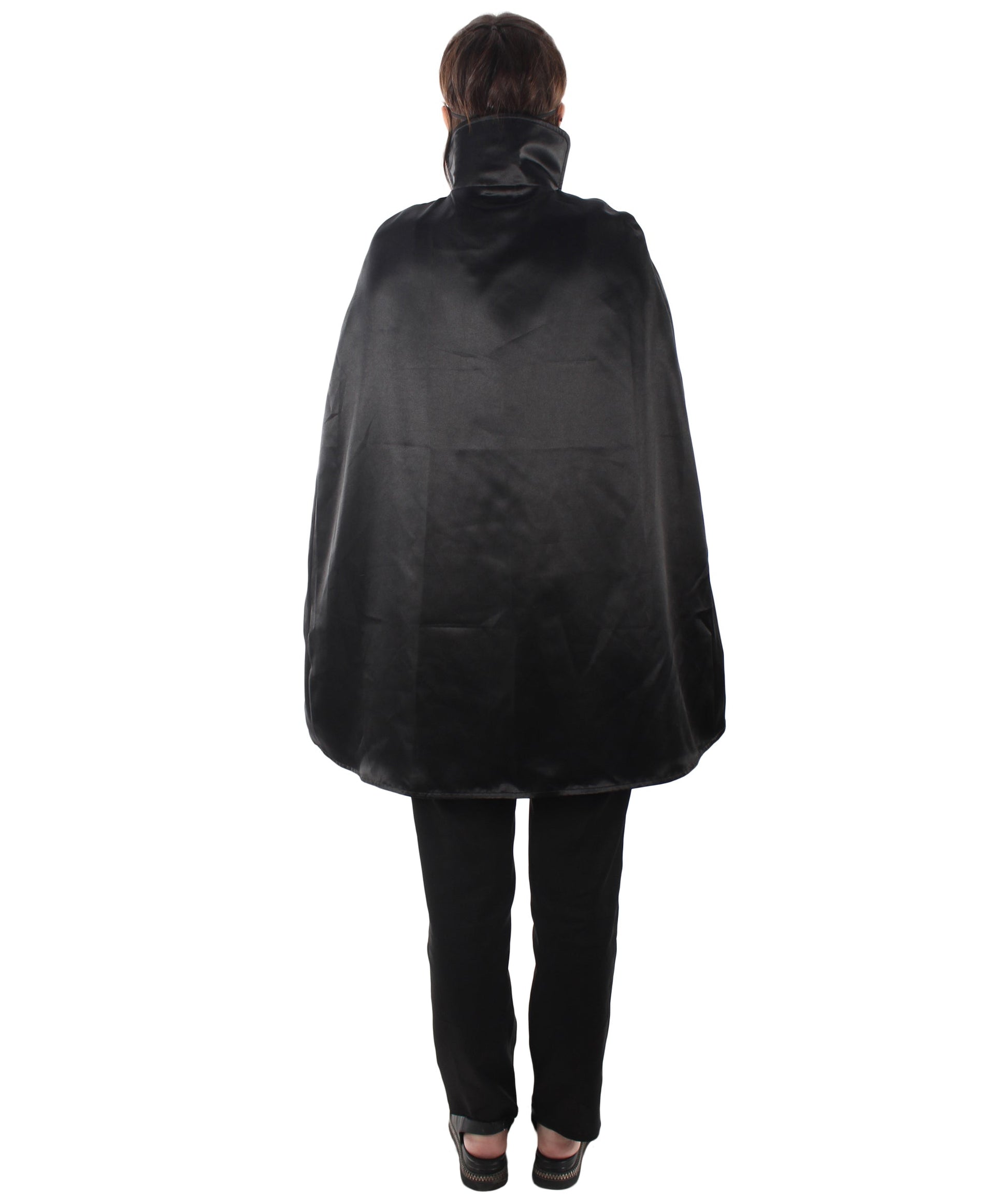 Black Superhero Cape with Mask Set Costume