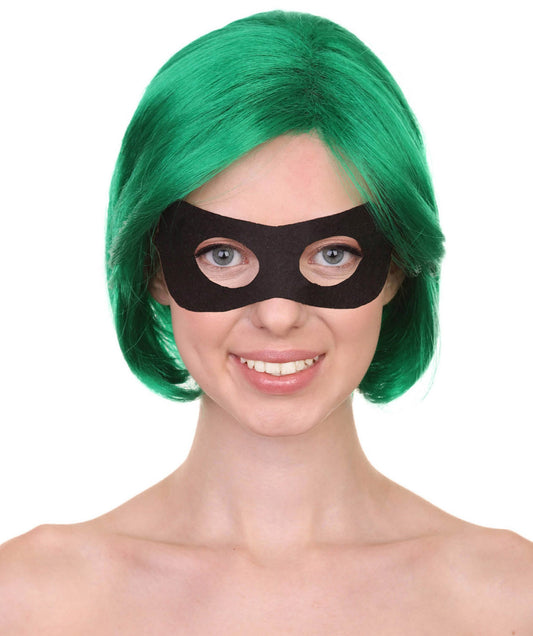 Green Superhero Wig 