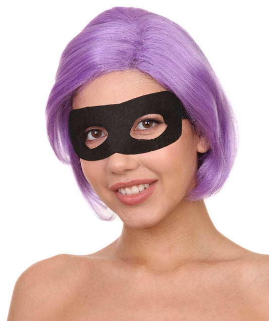 Purple Superhero Wig 