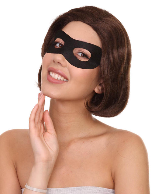 Dark Brown Superhero Wig 