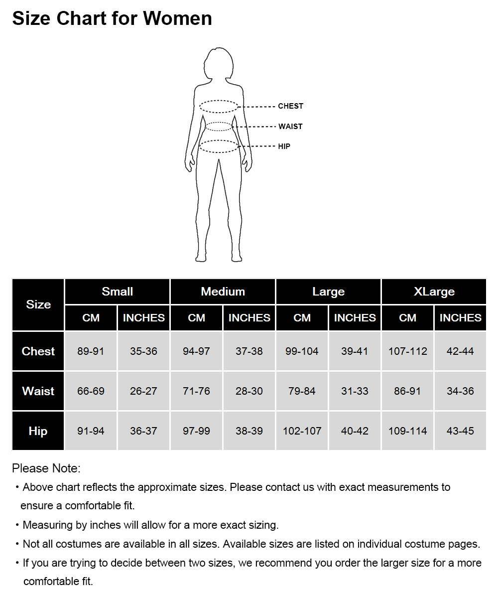 Size Chart Chinese Traditional Kung Fu Costume