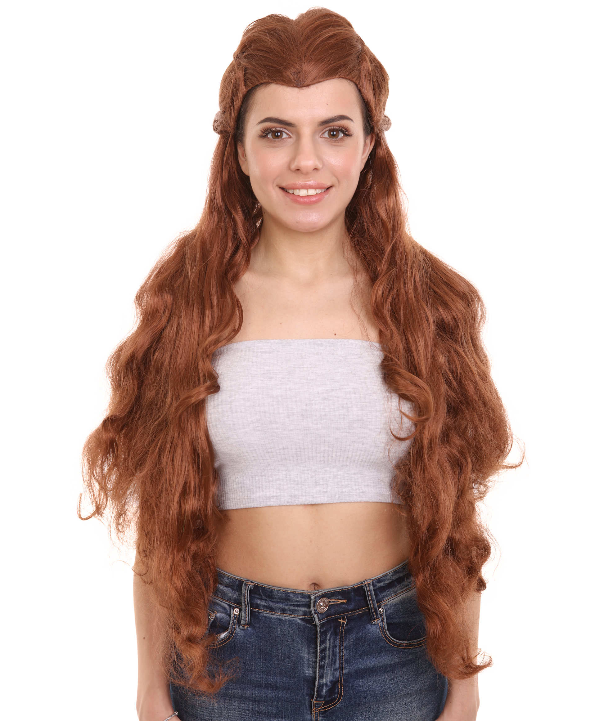 Women Brown Elf  Wig