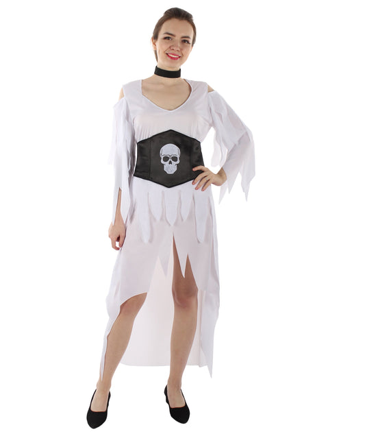 Women Zombie Scary Costume | White Halloween Costume