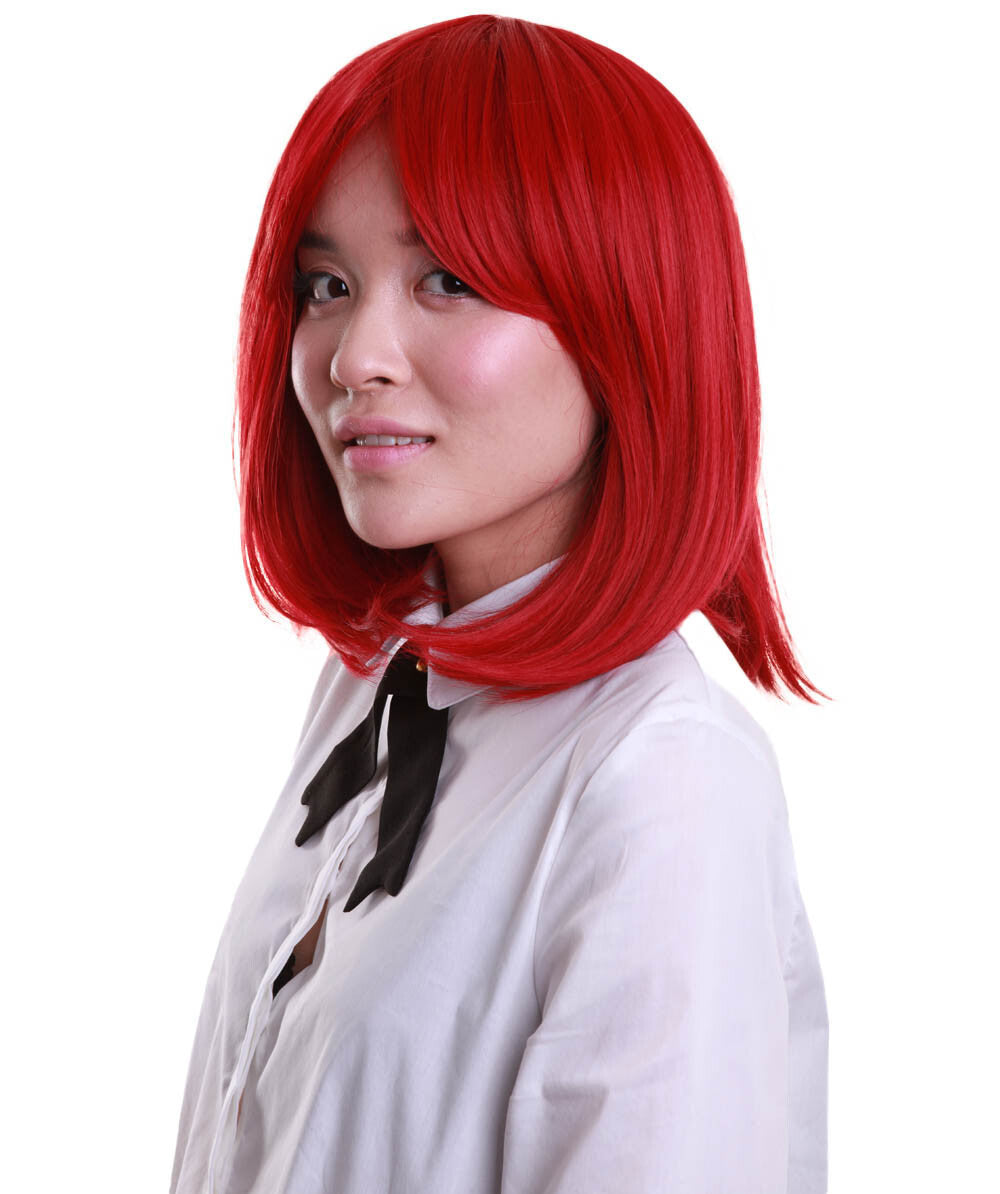 Deep Wine Red Bob Wig