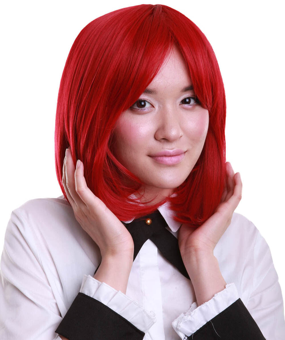 Deep Wine Red Bob Wig
