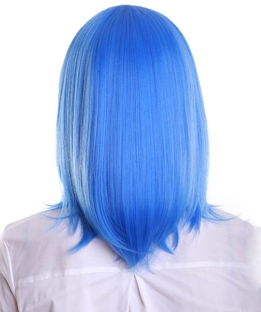 Deep Sky Blue Bob Wig