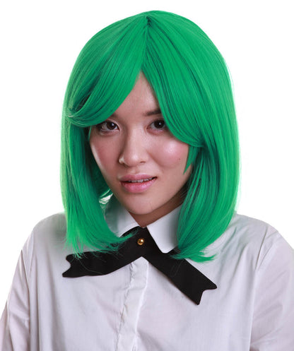 C-Emerald green Bob Wig