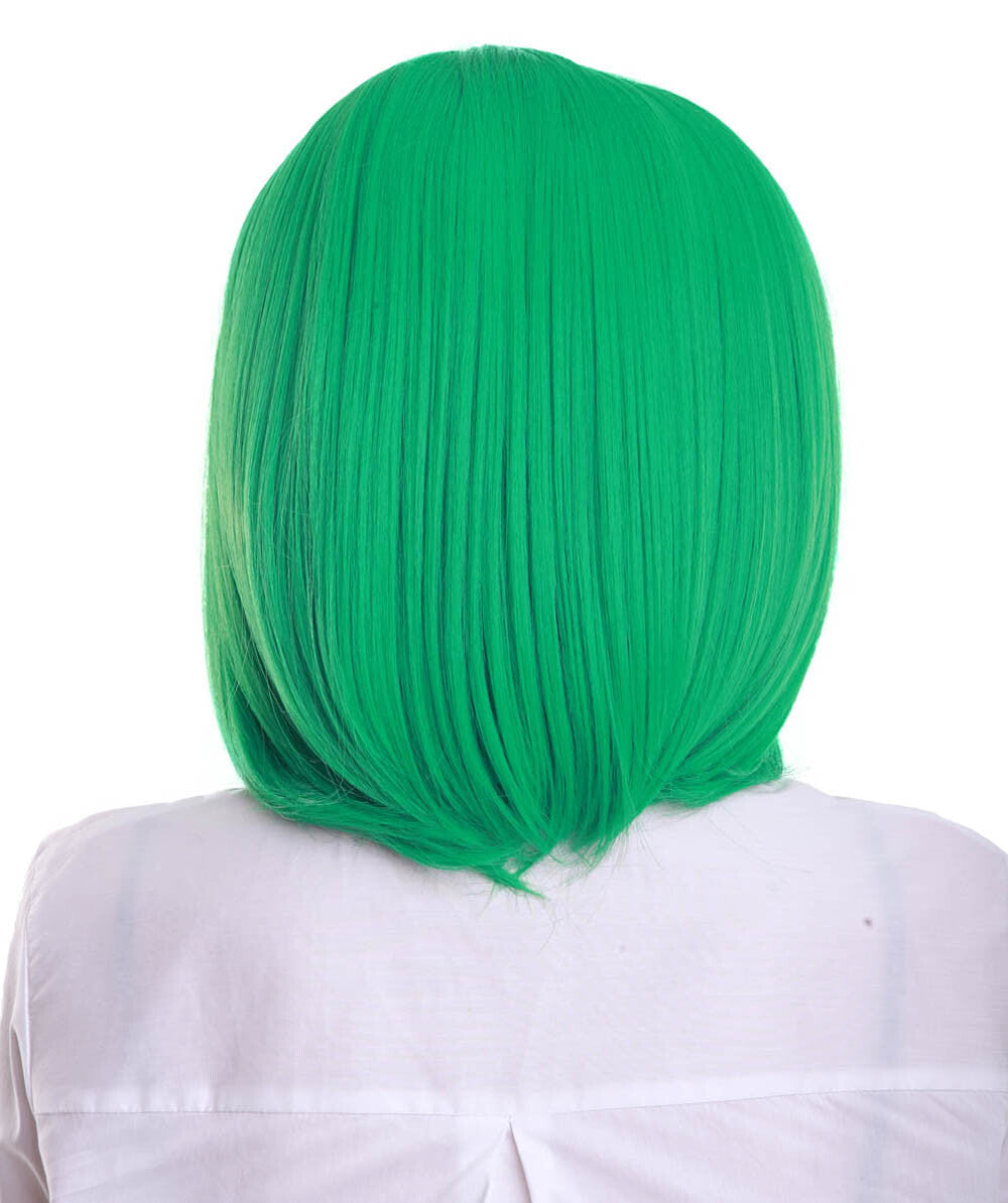 C-Emerald green Bob Wig