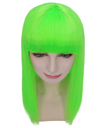 Light Green Straight Length  Diva Wig