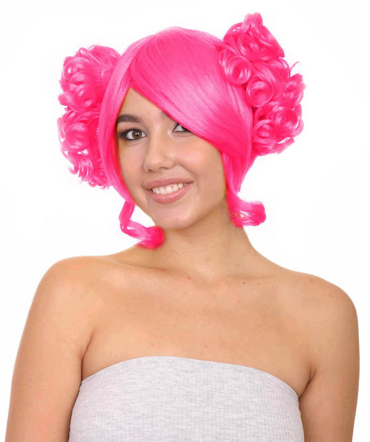 Dark Pink Candy Girl Wig