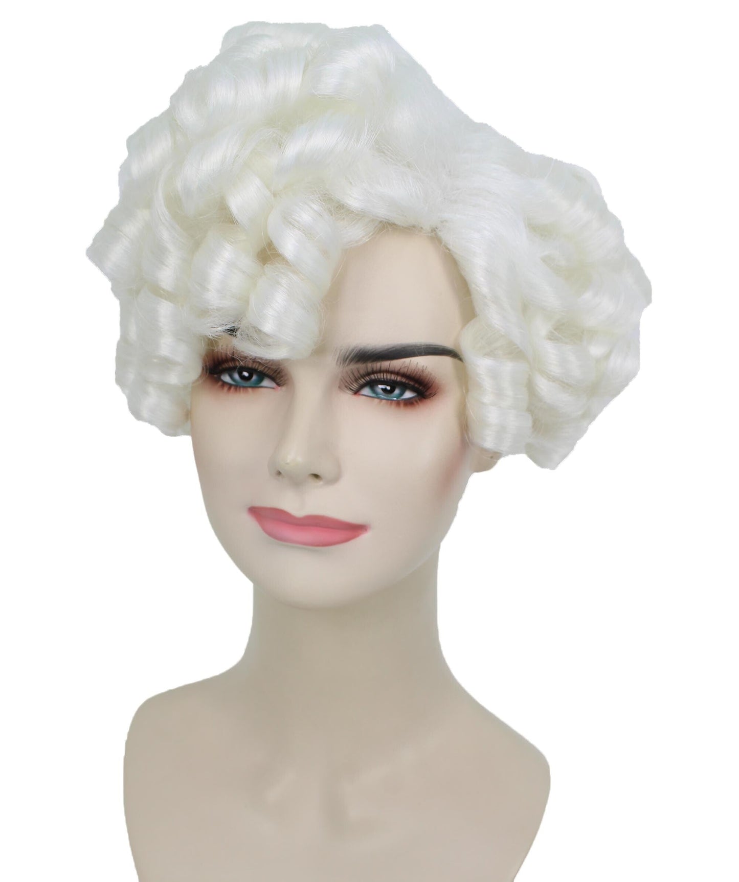 Doll Curly Womens Wig Collection | Character Fancy Halloween Wig | Premium Breathable Capless Cap | HPO