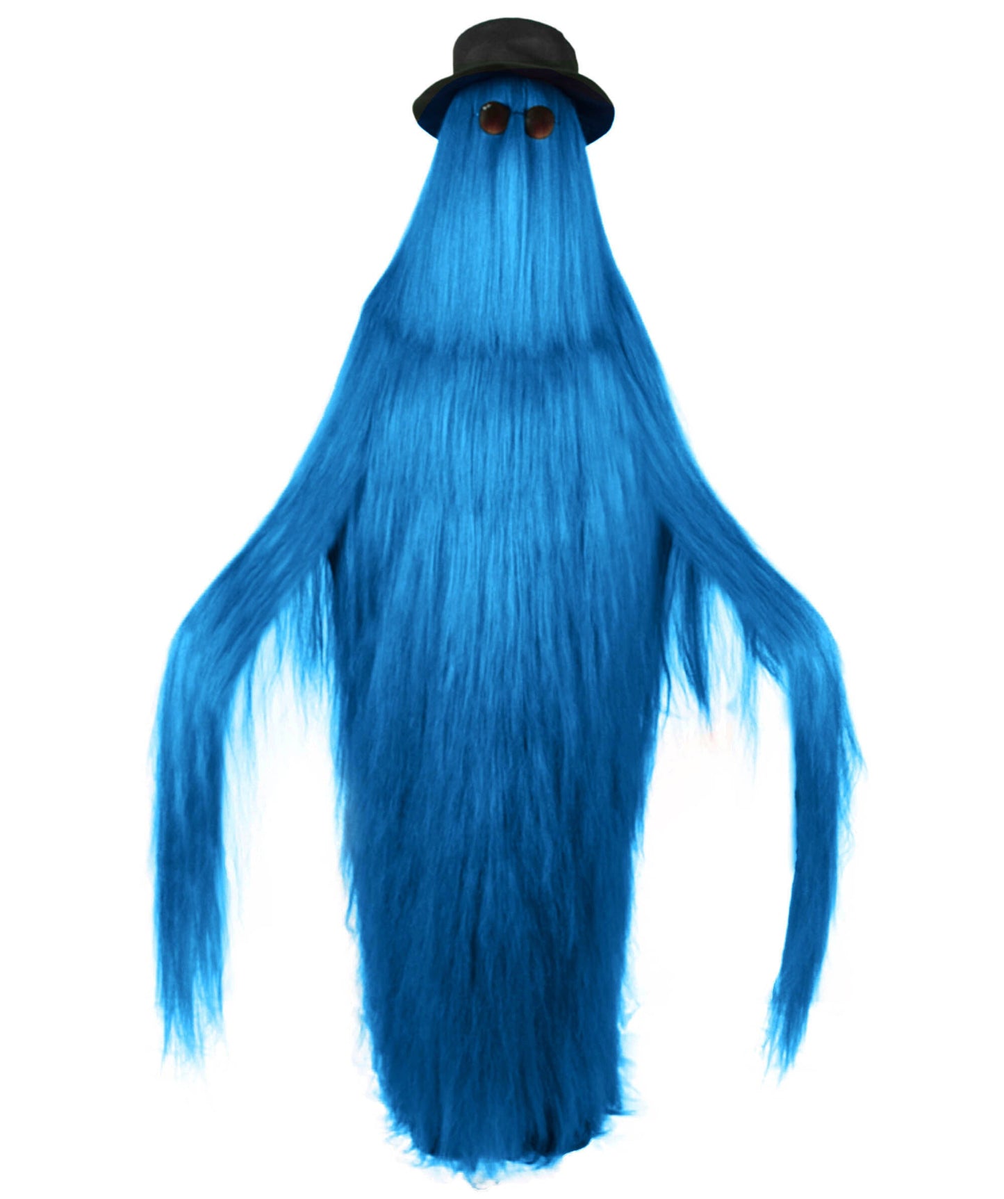 Blue Cousin Creature wig