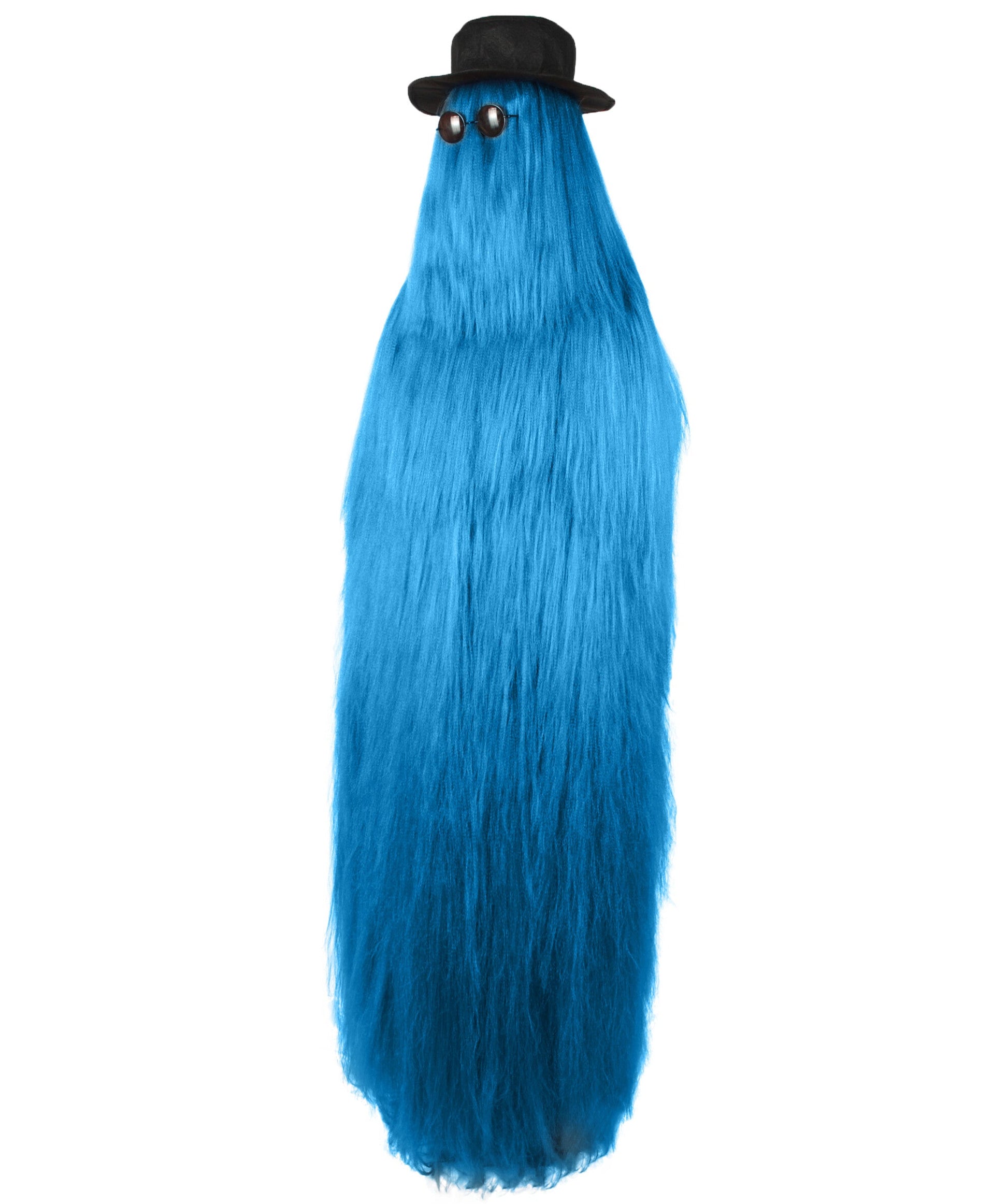 Blue Cousin Creature wig