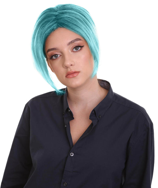 Light Blue Minivan Mom wig