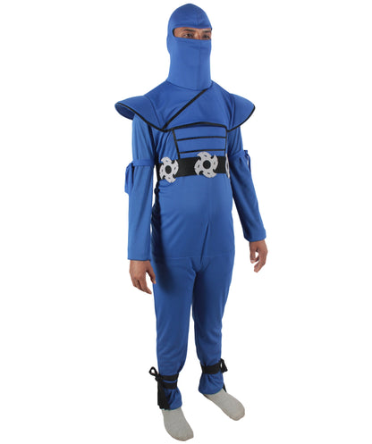 HPO  Men's Dark Blue Japanese Covert Assassin Fancy Costume Bundle