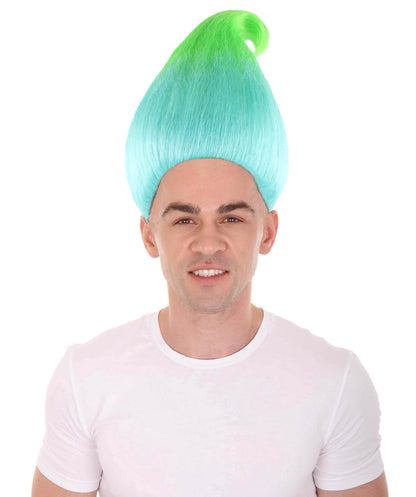 Unisex Teen Troll Wig | Premium Breathable Capless Cap
